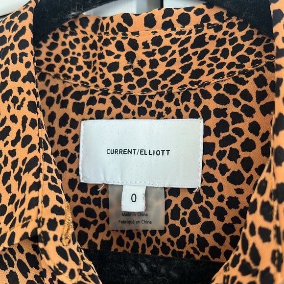 current Elliott leopard button down - Picture 2 of 6